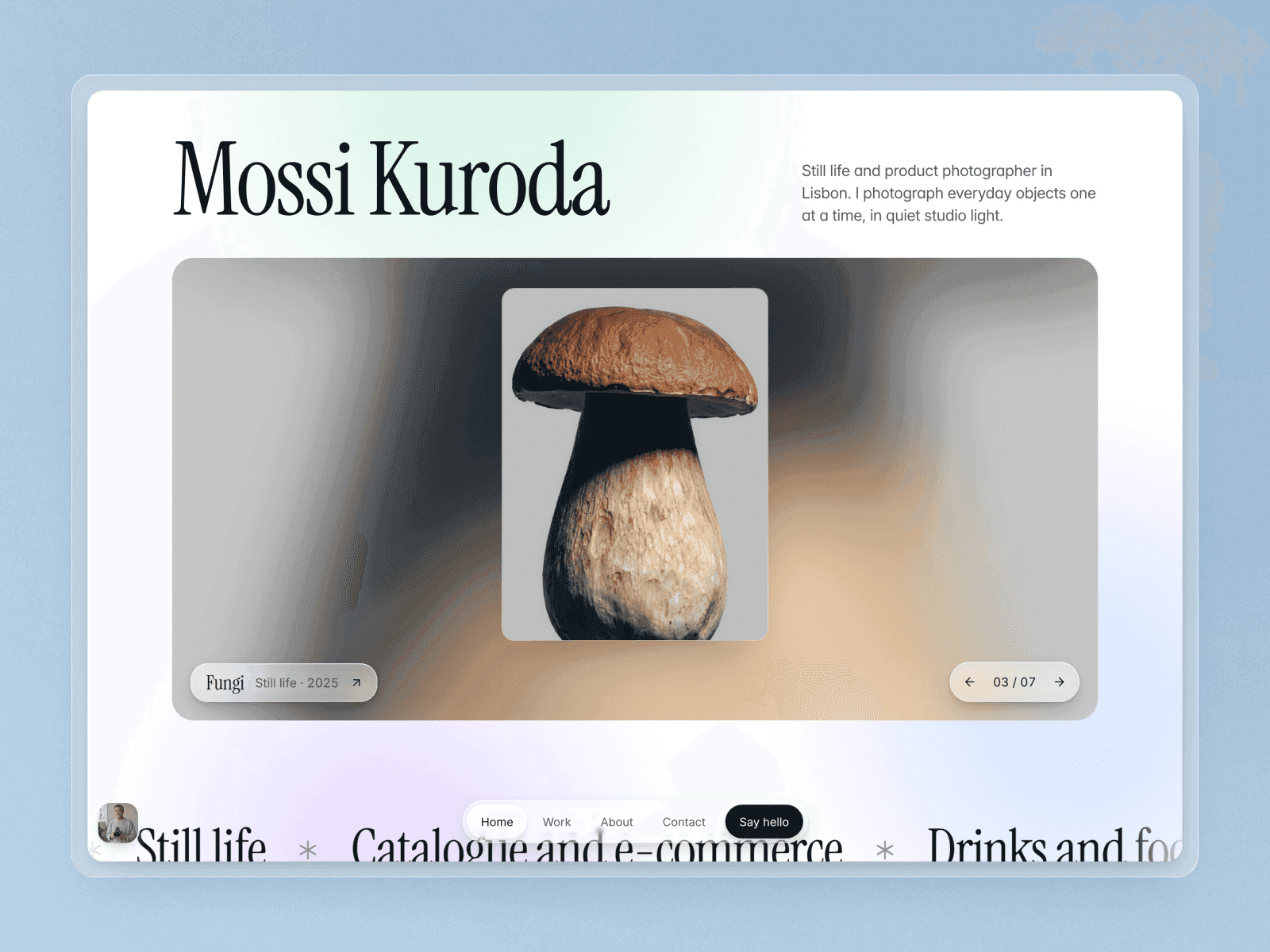 Mossi Kuroda Framer template
