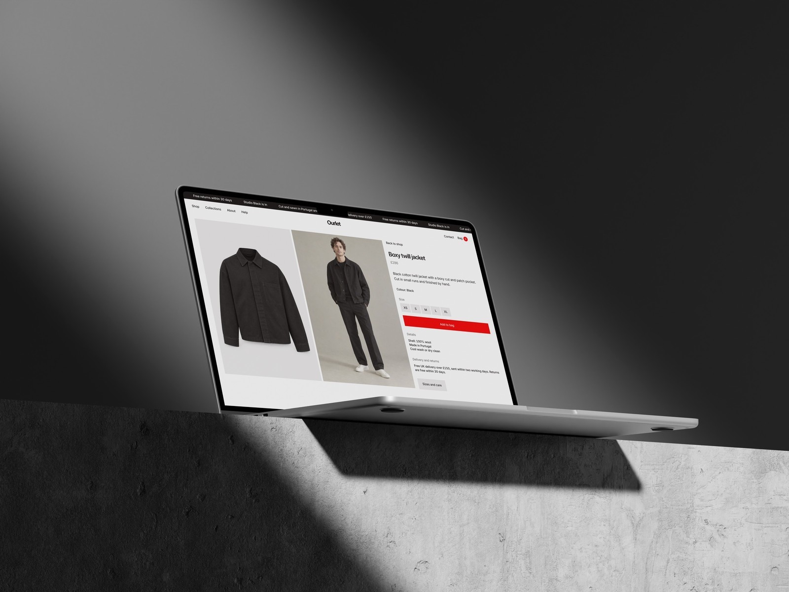 Ourlet product page