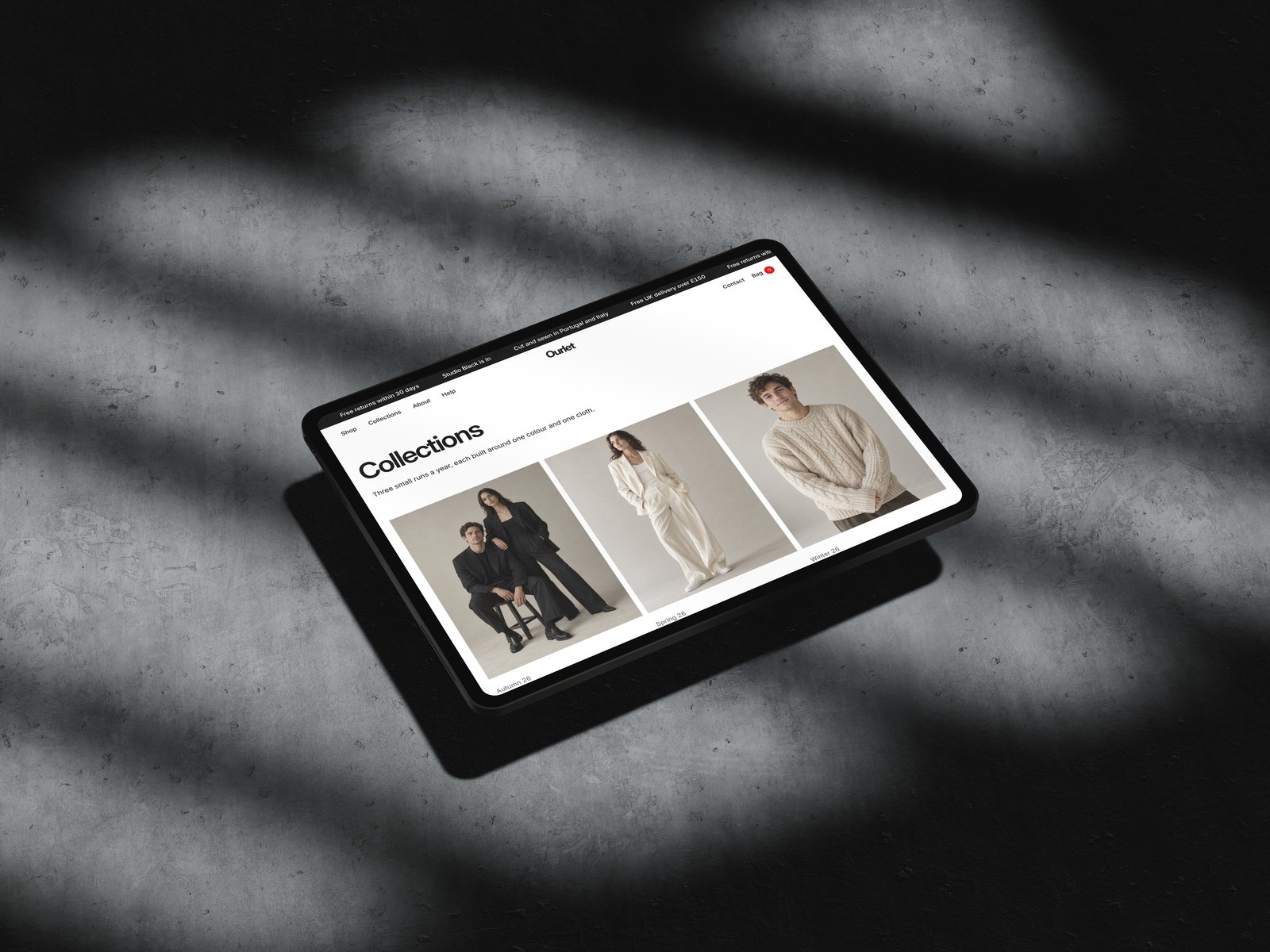 Ourlet collections page