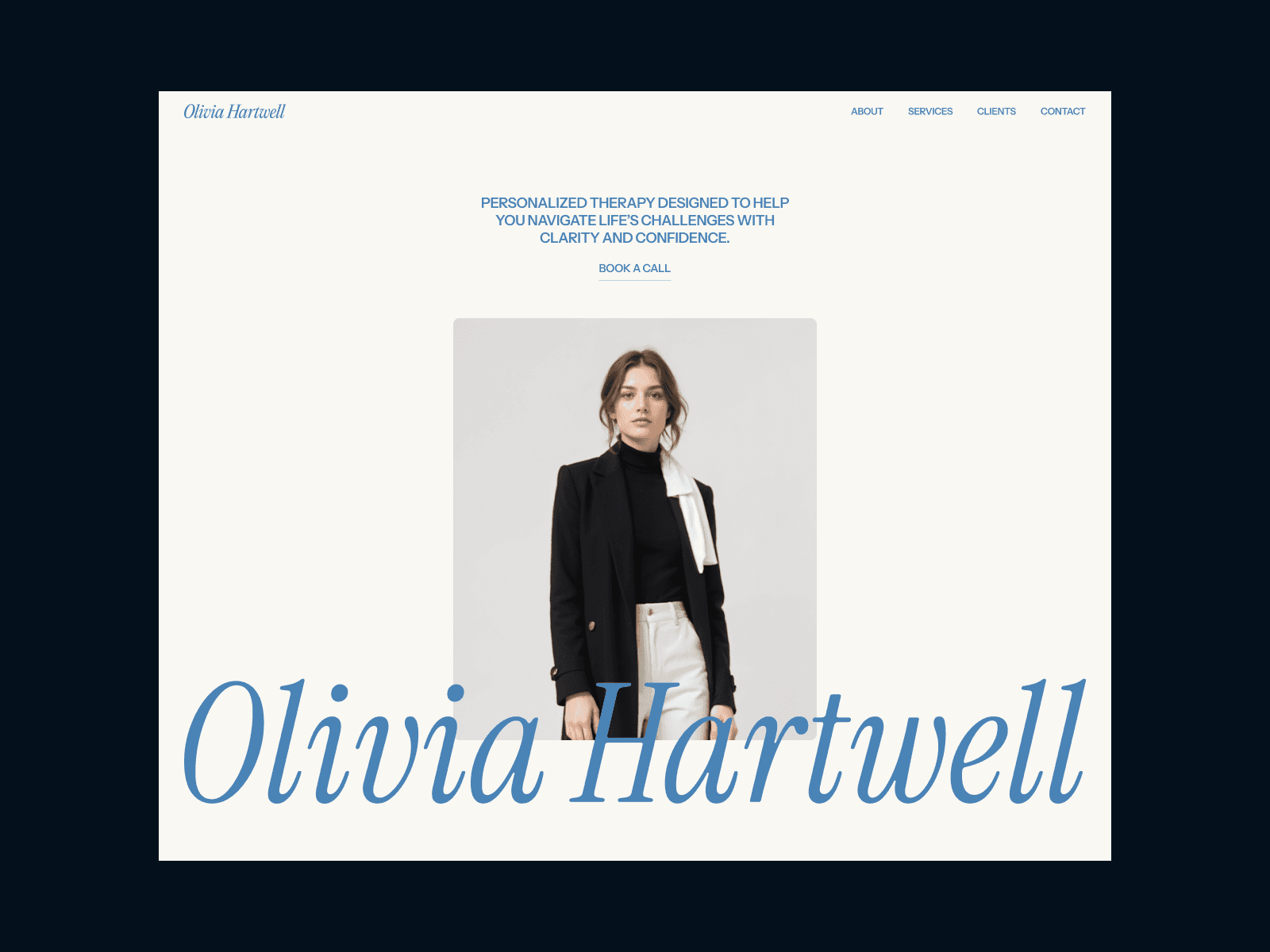 Olivia Hartwell is a clinical psychologist offering personal and group therapy, stress recovery, relationship counseling, and leadership coaching to help individuals and teams improve mental wellness and resilience.