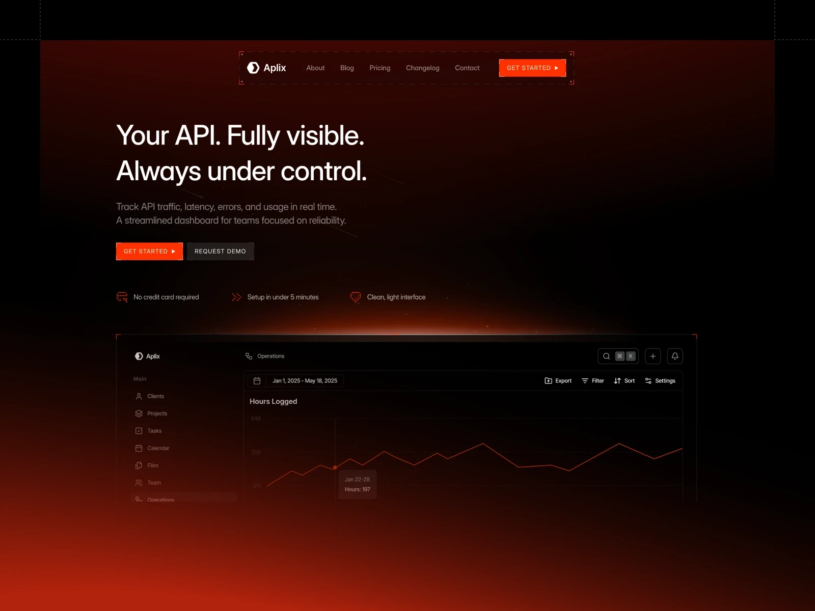 A clean, modern, and performance-focused Framer template built for API monitoring tools, SaaS platforms, and technical dashboards.