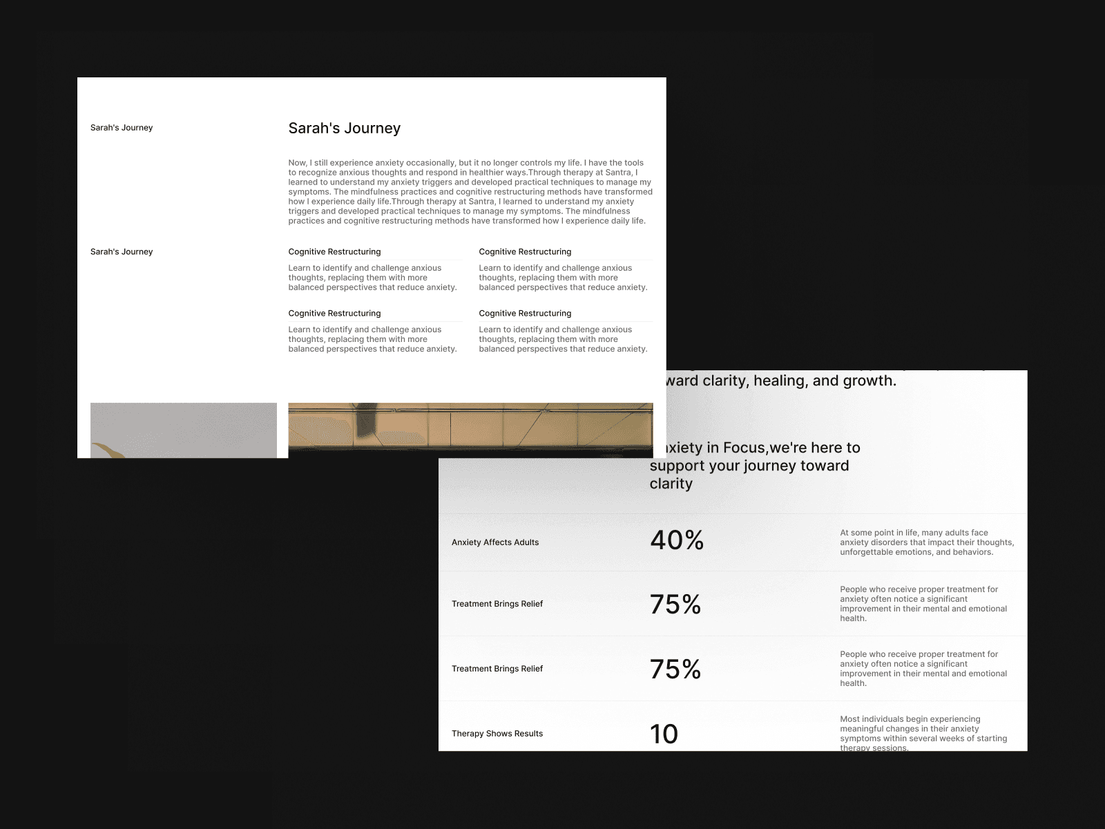 Framer website template for mental health and wellness professionals – clean and calming layout designed for psychologists and therapists.