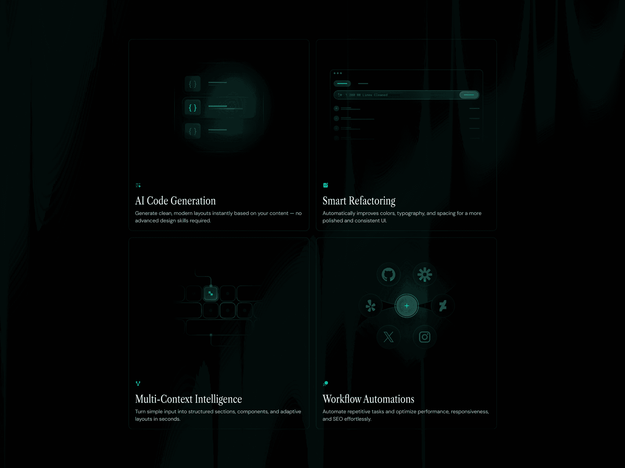 Createx is a modern AI SaaS website template designed for startups, developers, and creators. It features a clean dark UI, smooth interactions, and high-converting sections including hero, features, pricing, blog, and more. Built for performance, scalability, and a premium user experience.