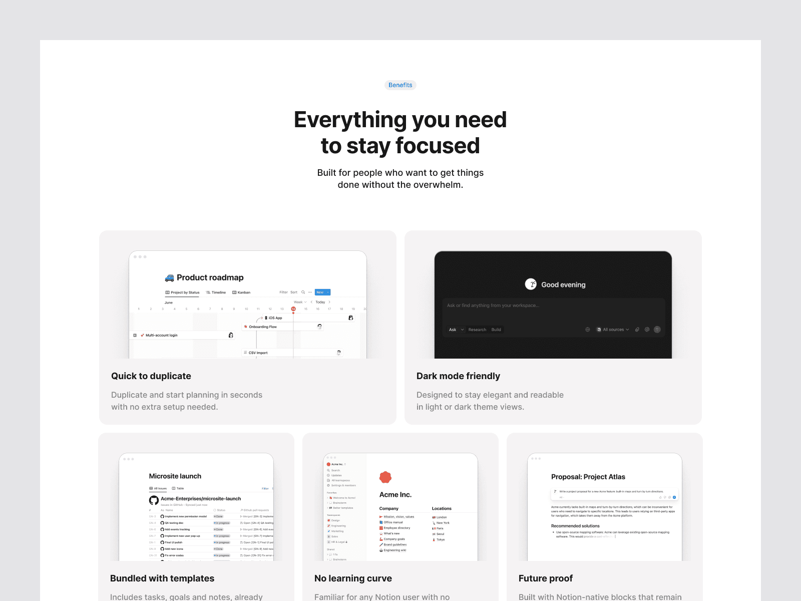  Monotone is a Notion-style website template with a minimalist design, perfect for solo creators and SaaS startup founders. Build a marketing-ready landing page, creator portfolio, or startup website in minutes with this conversion-focused Framer template.
